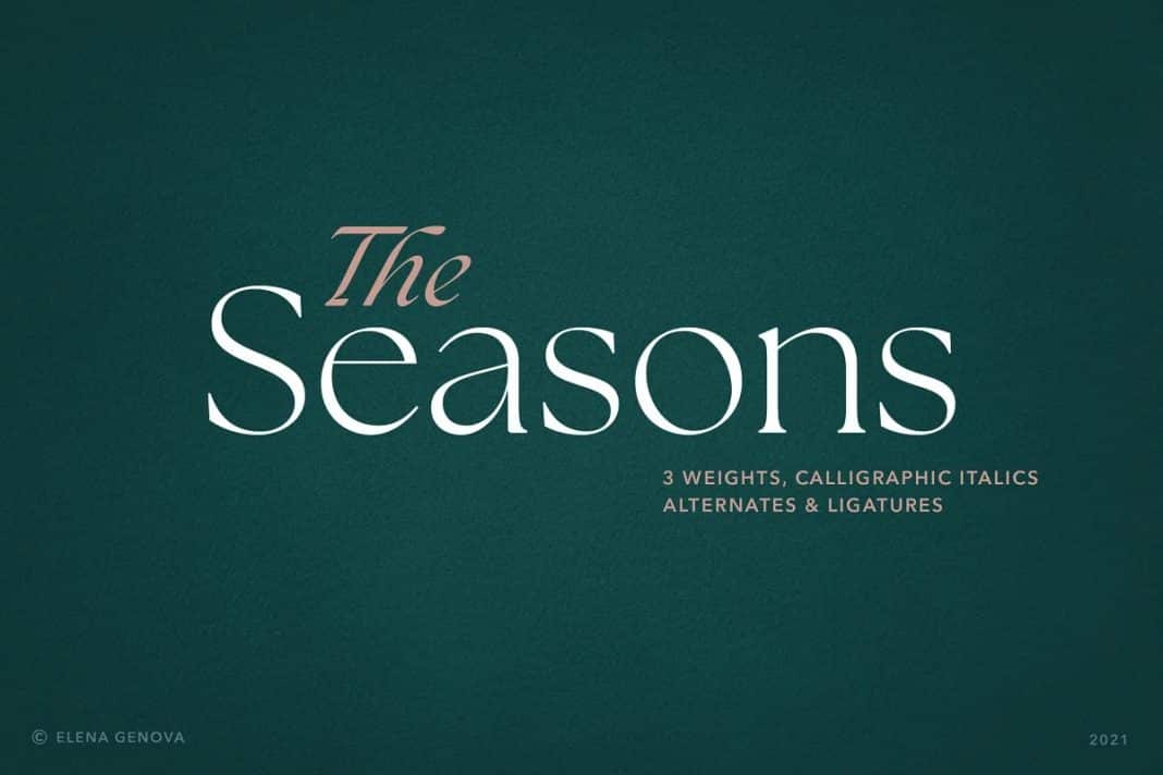 The Seasons Font Family