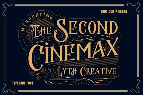The Second Cinemax Font