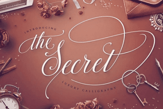 The Secret Luxery Font