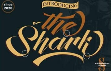 The Shark Font