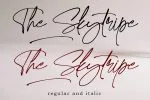 The Skytripe Font