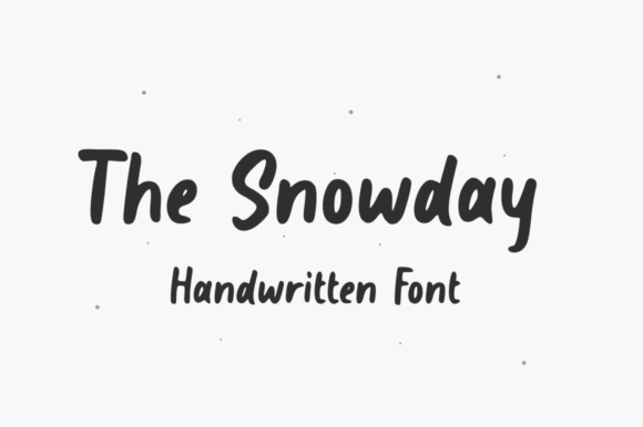 The Snowday Font