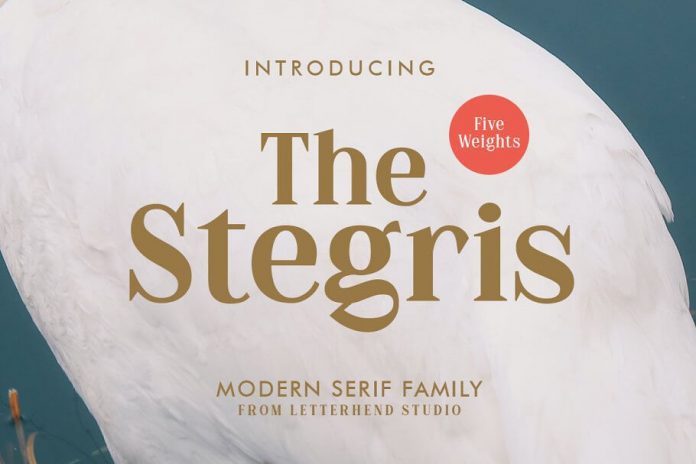The Stegris Serif Family - 5 Weights font