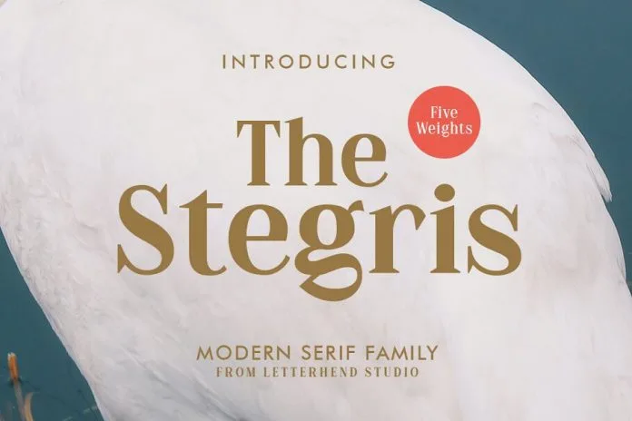 The Stegris Serif Family - 5 Weights font