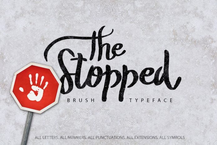 The Stopped Font