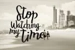 The Stopped Font