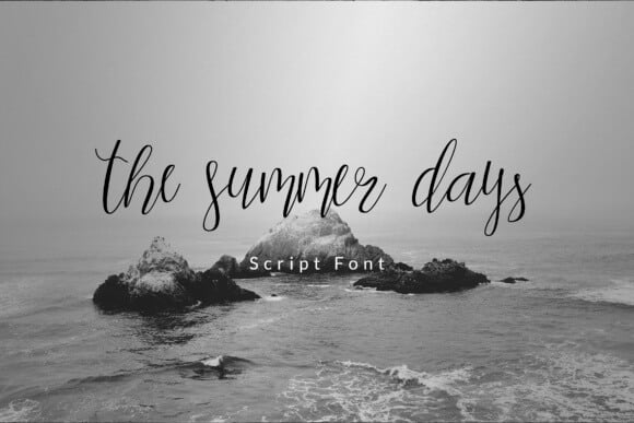 The Summer Days Script Font