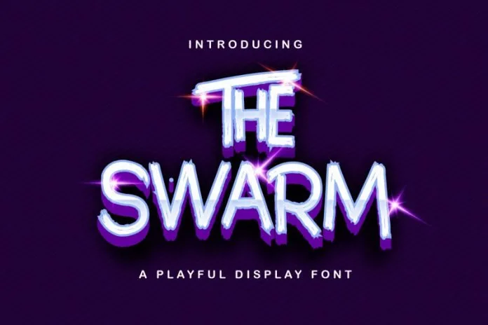 The Swarm - Playful Display Font