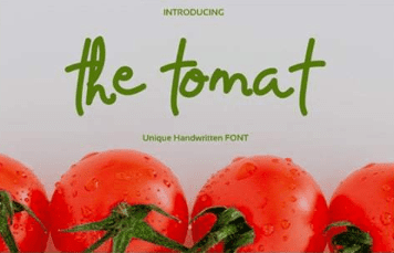 The Tomato Font
