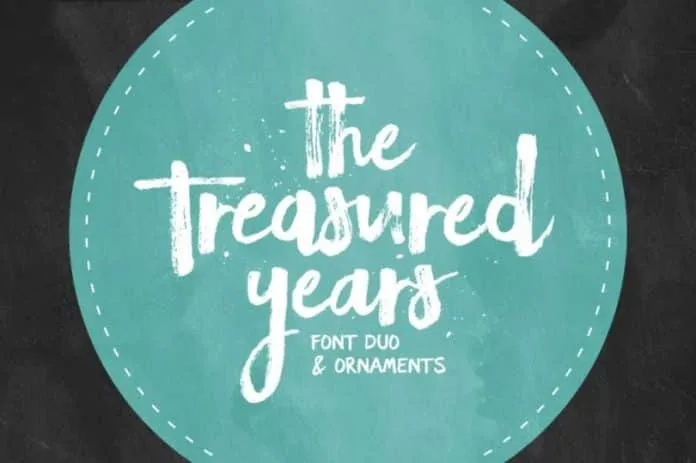 The Treasured Years Font Duo