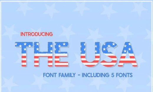 The USA Font Family