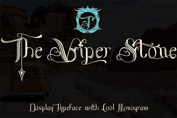 The Viper Stone Font