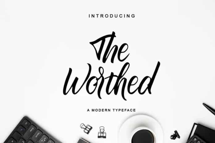 The Worthed - Modern Handwritten Typeface