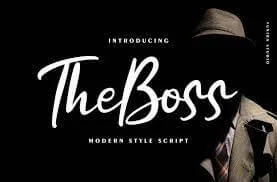 The boss Modern New Script