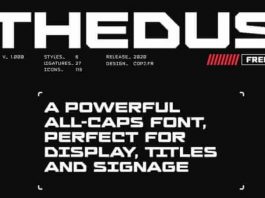 Thedus Display Font