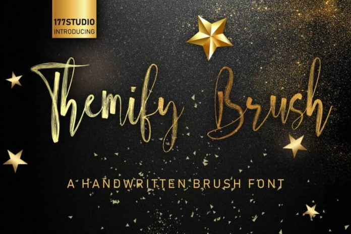 Themify Brush Font