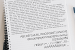 Thick Note Font