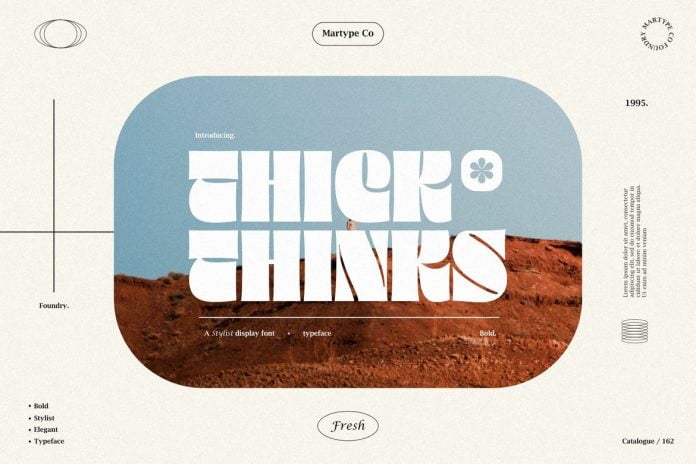 Thick Thinks - Bold & Modern Display Font