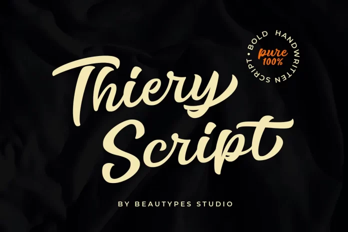 Thiery Script - Bold Font