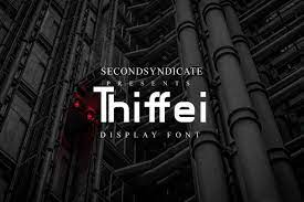 Thiffei - Display Font