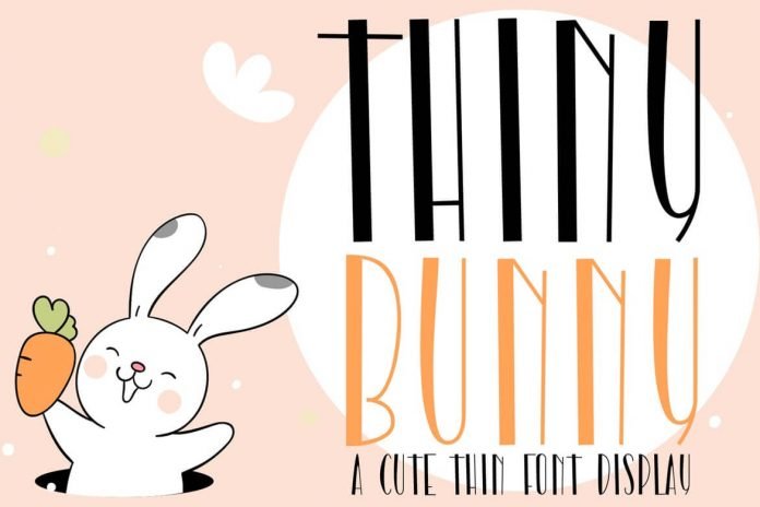 Thiny Bunny - Cute Easter Font