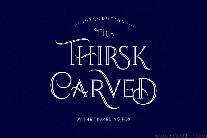 Thirsk Carved Font