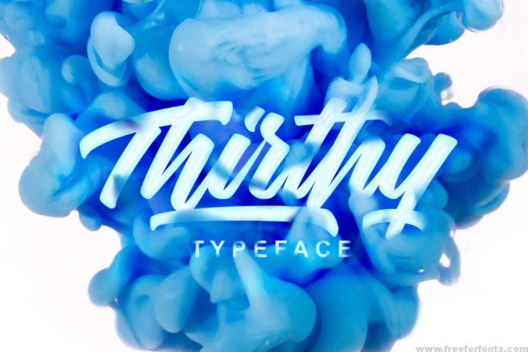 Thirthy Font Free Download
