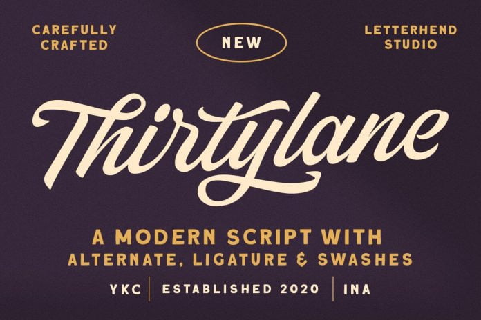 Thirtylane - Modern Script