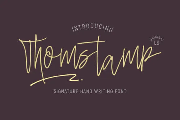 Thomstamp Font