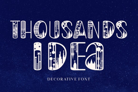 Thousands Idea Font