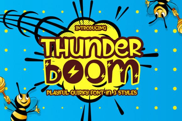 Thunder Boom Font