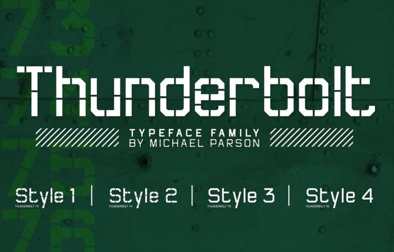 Thunderbolt Font Free Download