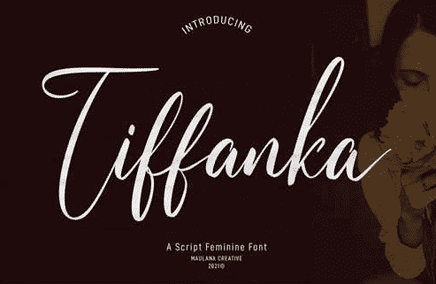 Tiffanka - Script Feminine Font