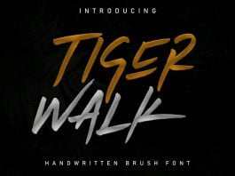 Tiger Walk Font