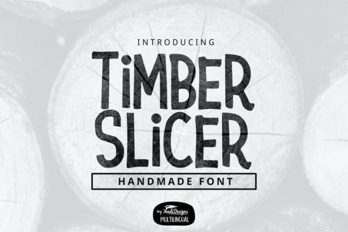 Timber Slicer Font
