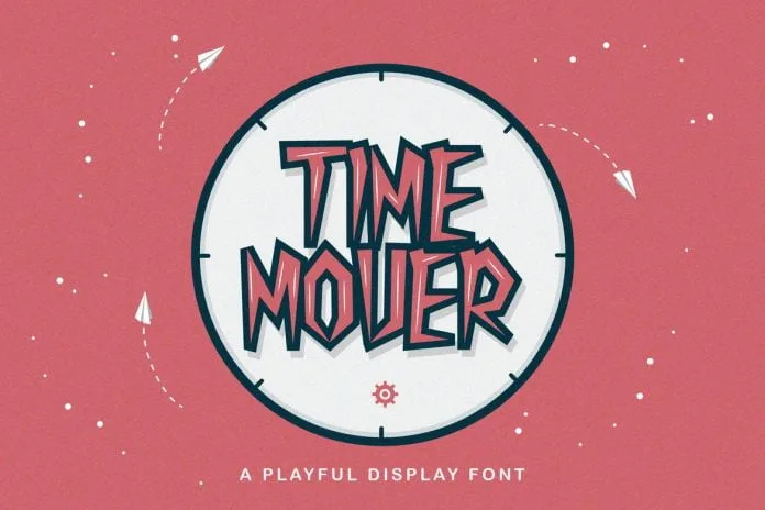 Time Mover - Playful Display Font