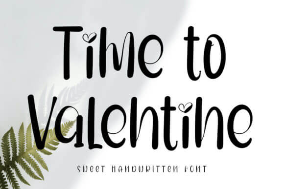 Time to Valentine Font
