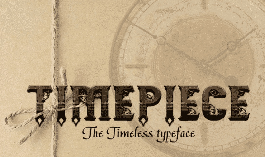 Timepiece Font
