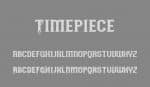 Timepiece Font