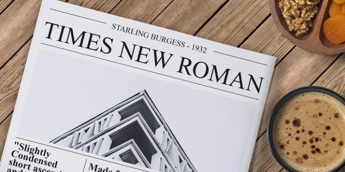 Times New Roman Pro Font Family