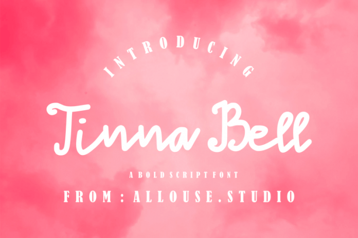 Tinna Bell Bold Script Font