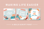 Tinna Bell Bold Script Font