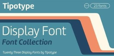 TipoType Display Font Bundle [23-Weights]