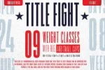 Title Fight font