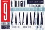 Title Fight font