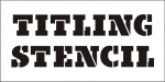 Titling Stencil Jnl Font
