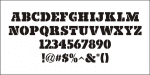 Titling Stencil Jnl Font