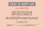 Today is Happy Day Font