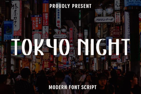 Tokyo Night Font