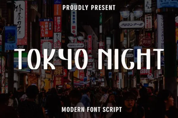 Tokyo Night Font